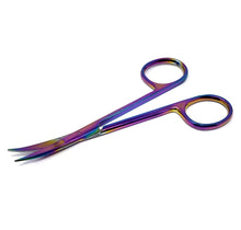 Load image into Gallery viewer, IRIS Dissecting Scissors 4.5", Curved, Stainless Steel, Multi