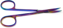 Load image into Gallery viewer, IRIS Dissecting Scissors 4.5", Curved, Stainless Steel, Multi