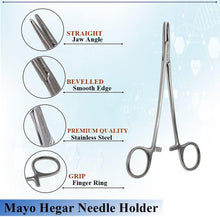 Load image into Gallery viewer, Mayo Hegar Needle Holder Driver 7"(17.8cm), Stainless Steel