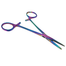 Load image into Gallery viewer, Mosquito Hemostat Forceps 5" (12.7cm) Straight, Stainless Steel, Multi