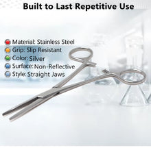 Load image into Gallery viewer, Crile Hemostat Forceps 5.5" (14cm) Straight, Stainless Steel