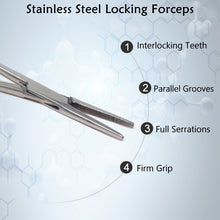 Load image into Gallery viewer, Crile Hemostat Forceps 5.5" (14cm) Straight, Stainless Steel