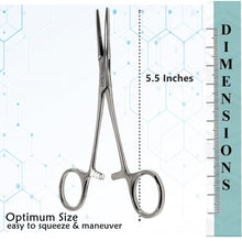 Load image into Gallery viewer, Crile Hemostat Forceps 5.5" (14cm) Straight, Stainless Steel