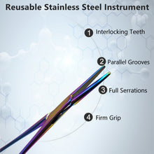 Load image into Gallery viewer, Hemostat Forceps 5.5" (14cm) Straight, Stainless Steel, Multi