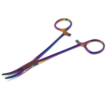 Load image into Gallery viewer, Hemostat Forceps 5.5" (14cm) Curved, Stainless Steel, Multi