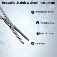 Load image into Gallery viewer, Crile Hemostat Forceps 5.5" Straight, Stainless Steel, Gold Handle