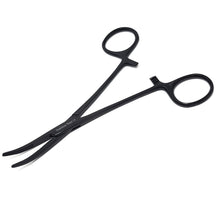 Load image into Gallery viewer, Kelly Hemostat Forceps 5.5" Curved, Stainless Steel, Black