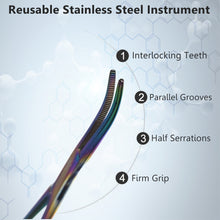 Load image into Gallery viewer, Kelly Hemostat Forceps 5.5" Curved, Stainless Steel, Multi