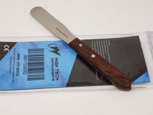 Load image into Gallery viewer, 3" Blade Lab Spatula With Rivetted Wooden Handle and Stainless Steel Blade