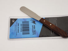 Load image into Gallery viewer, 3" Blade Lab Spatula With Rivetted Wooden Handle and Stainless Steel Blade
