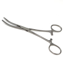 Load image into Gallery viewer, Carmalt Artery Forceps Curved 6.25&quot;, Longitudinal Jaws, Stainless Steel
