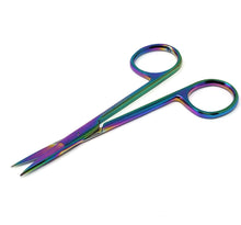 Load image into Gallery viewer, IRIS Dissecting Scissors 4.5&quot;, Straight, Stainless Steel, Multi
