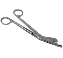 Load image into Gallery viewer, Left Handed Lister Bandage Scissors 7.25&quot; Stainless Steel Shears
