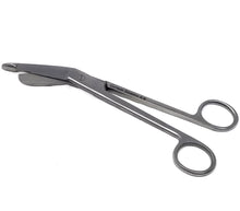 Load image into Gallery viewer, Left Handed Lister Bandage Scissors 7.25&quot; Stainless Steel Shears
