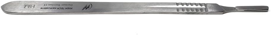 Stainless Steel Scalpel Handle #4L ( Fits Size 20-26 Scalpel Blades )