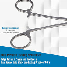 Load image into Gallery viewer, Crile Hemostat Forceps 5.5&quot; (14cm) Curved, Stainless Steel
