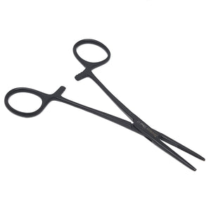 Kelly Hemostat Forceps 5.5" Straight, Stainless Steel, Black