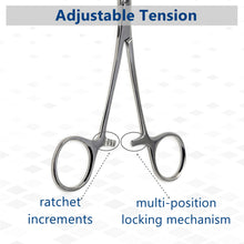 Load image into Gallery viewer, Mosquito Hemostat Forceps 5&quot; (12.7cm) Straight, Stainless Steel
