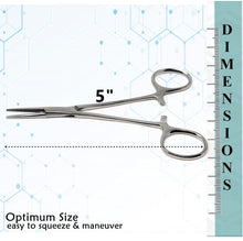 Load image into Gallery viewer, Mosquito Hemostat Forceps 5&quot; (12.7cm) Straight, Stainless Steel
