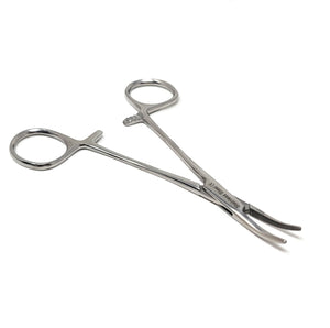 Mosquito Hemostat Forceps 5" (12.7cm) Curved, Stainless Steel