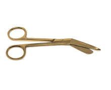 Load image into Gallery viewer, Lister Bandage Scissors 5.5&quot; Gold, Stainless Steel
