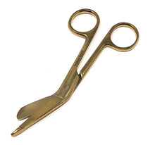 Load image into Gallery viewer, Lister Bandage Scissors 4.5&quot; Gold, Stainless Steel
