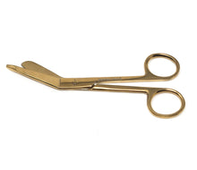 Load image into Gallery viewer, Lister Bandage Scissors 5.5&quot; Gold, Stainless Steel
