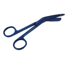 Load image into Gallery viewer, Lister Bandage Scissors 5.5&quot;, Blue, Stainless Steel
