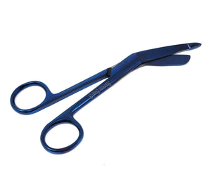 Lister Bandage Scissors 5.5", Blue, Stainless Steel