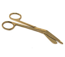 Load image into Gallery viewer, Lister Bandage Scissors 5.5&quot; Gold, Stainless Steel

