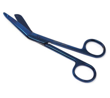 Load image into Gallery viewer, Lister Bandage Scissors 5.5&quot;, Blue, Stainless Steel
