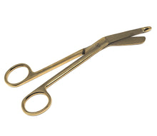Load image into Gallery viewer, Lister Bandage Scissors 7.25&quot; Gold, Stainless Steel
