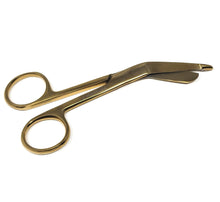 Load image into Gallery viewer, Lister Bandage Scissors 4.5&quot; Gold, Stainless Steel
