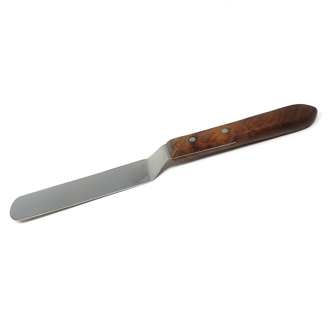 Stainless Steel Lab Spatula with Wooden Handle, 5