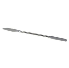 Load image into Gallery viewer, Stainless Steel Lab Spatula Double Sided Sampler, Round &amp; Tapered Arrow End, 7&quot; Length
