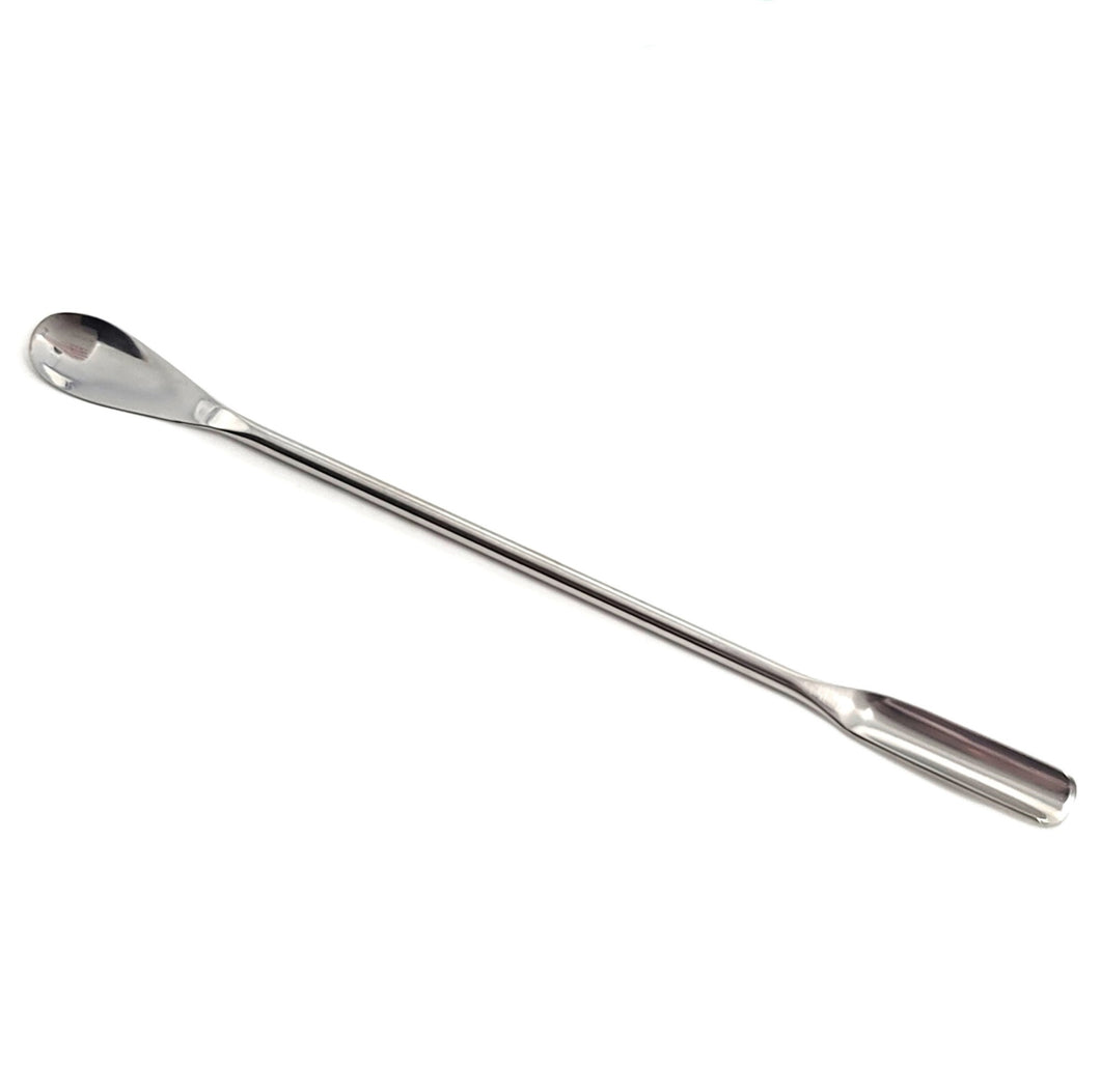 Stainless Steel Lab Spatula Double Sided Sampler, Scoop & Spoon Ends, 7