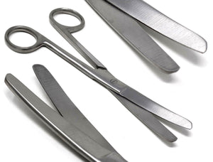 Dissecting Scissors, Blunt / Blunt Point Blades, 4.5" (11.43cm), Curved, Premium Quality, Stainless Steel
