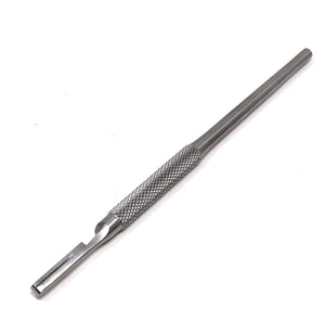 Premium Quality Round Grip Scalpel Handle #4, Stainless Steel ( Fits Size 20-26 Scalpel Blades )