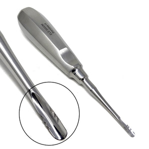 Lindo Levien Serrated Straight Elevators Medium  ELE000M, Stainless Steel