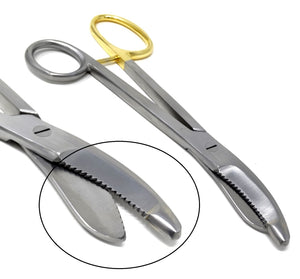 One Gold Handle Bruns Plaster Cutting Scissors 9.5" Stainless Steel Shears