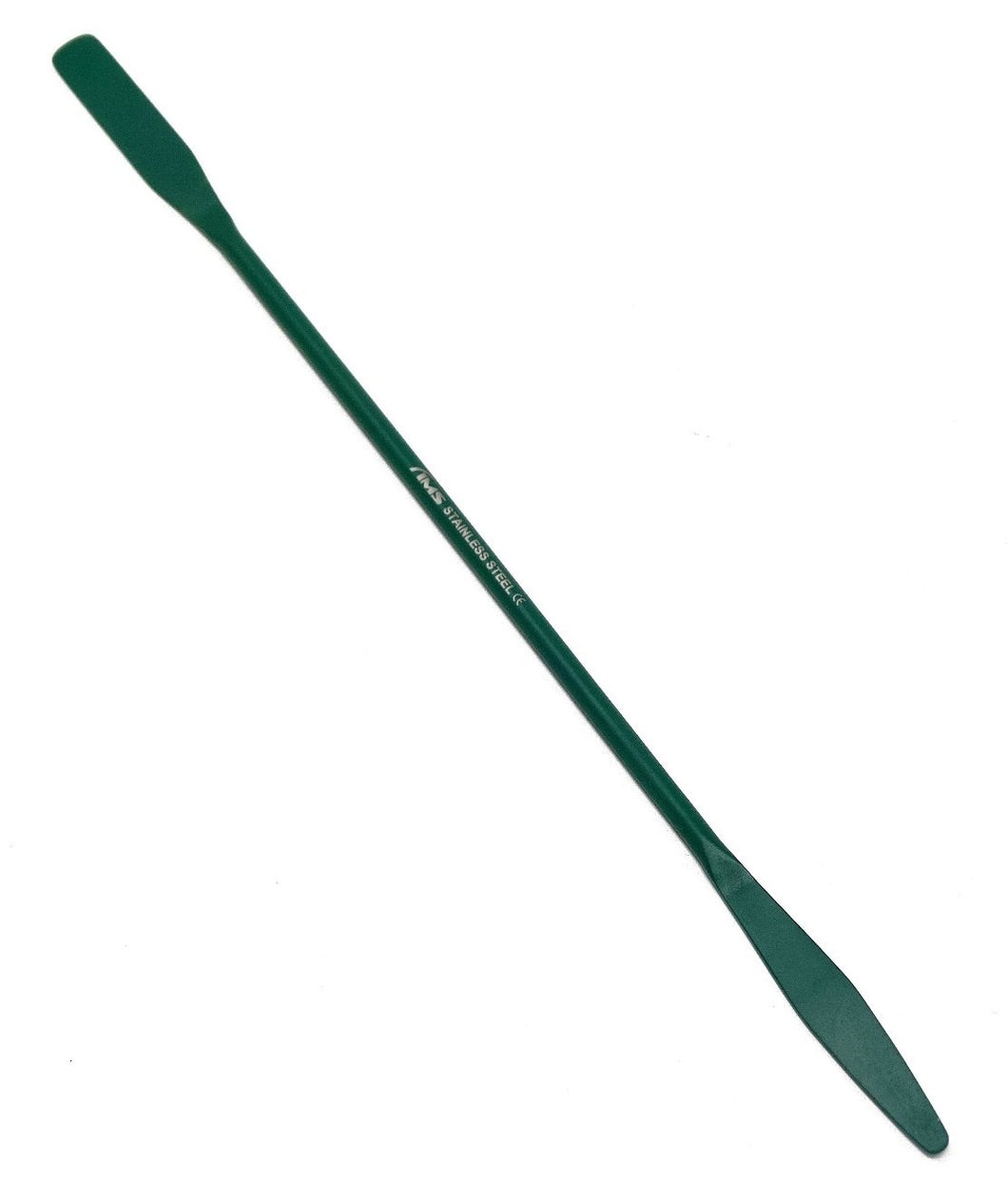 PTFE Coated Stainless Steel Double Ended Micro Lab Spatula, Round & Tapered Arrow End, 9