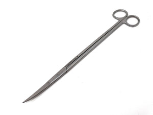 Fine Point Large Dissecting Scissors 12" Curved, Stainless Steel