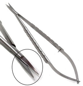Castroviejo Micro Scissors 5.5" Straight, Round Handle