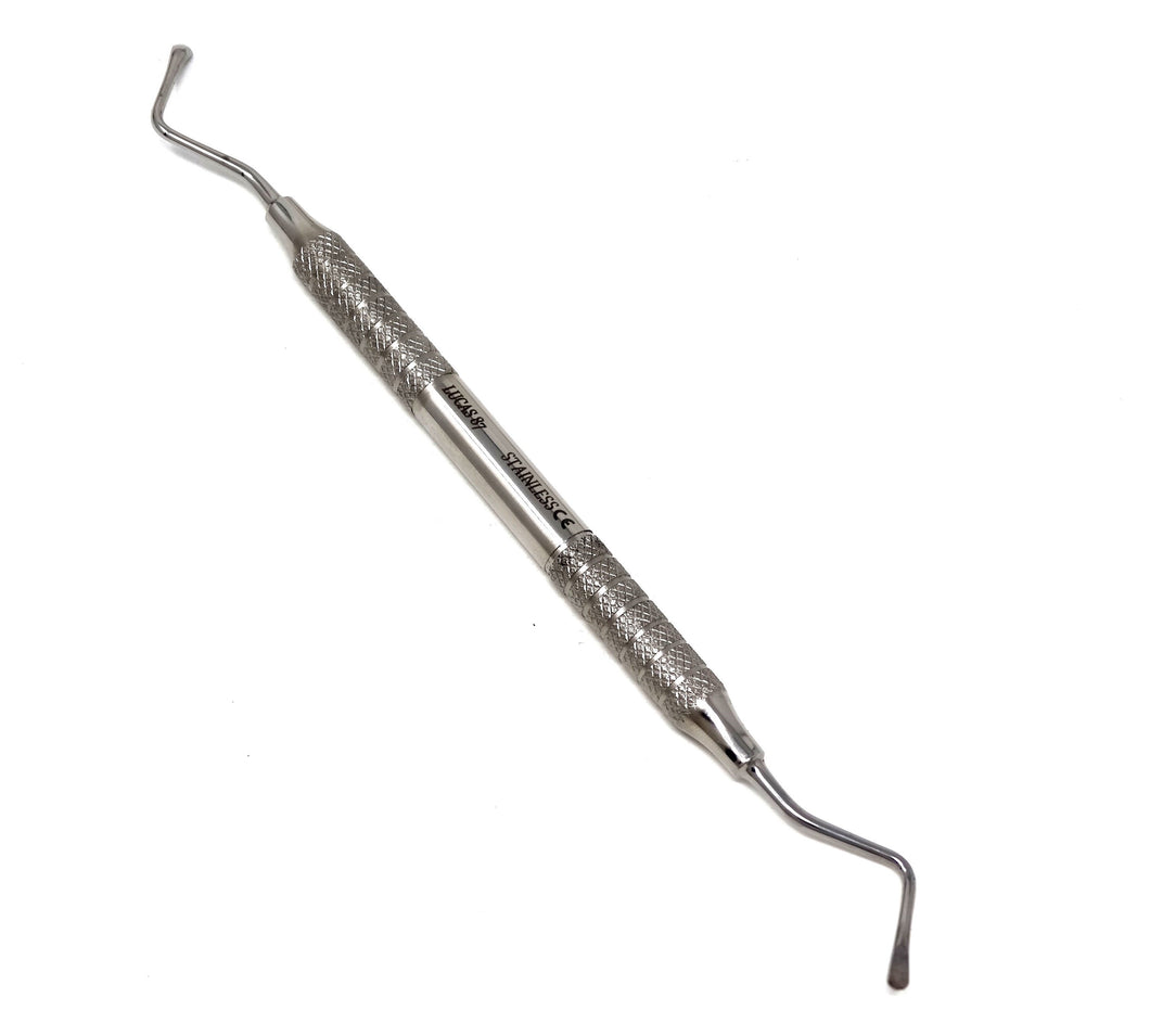 Lucas Bone Curette #87, Hollow handle, Ultra Light, Double Ended