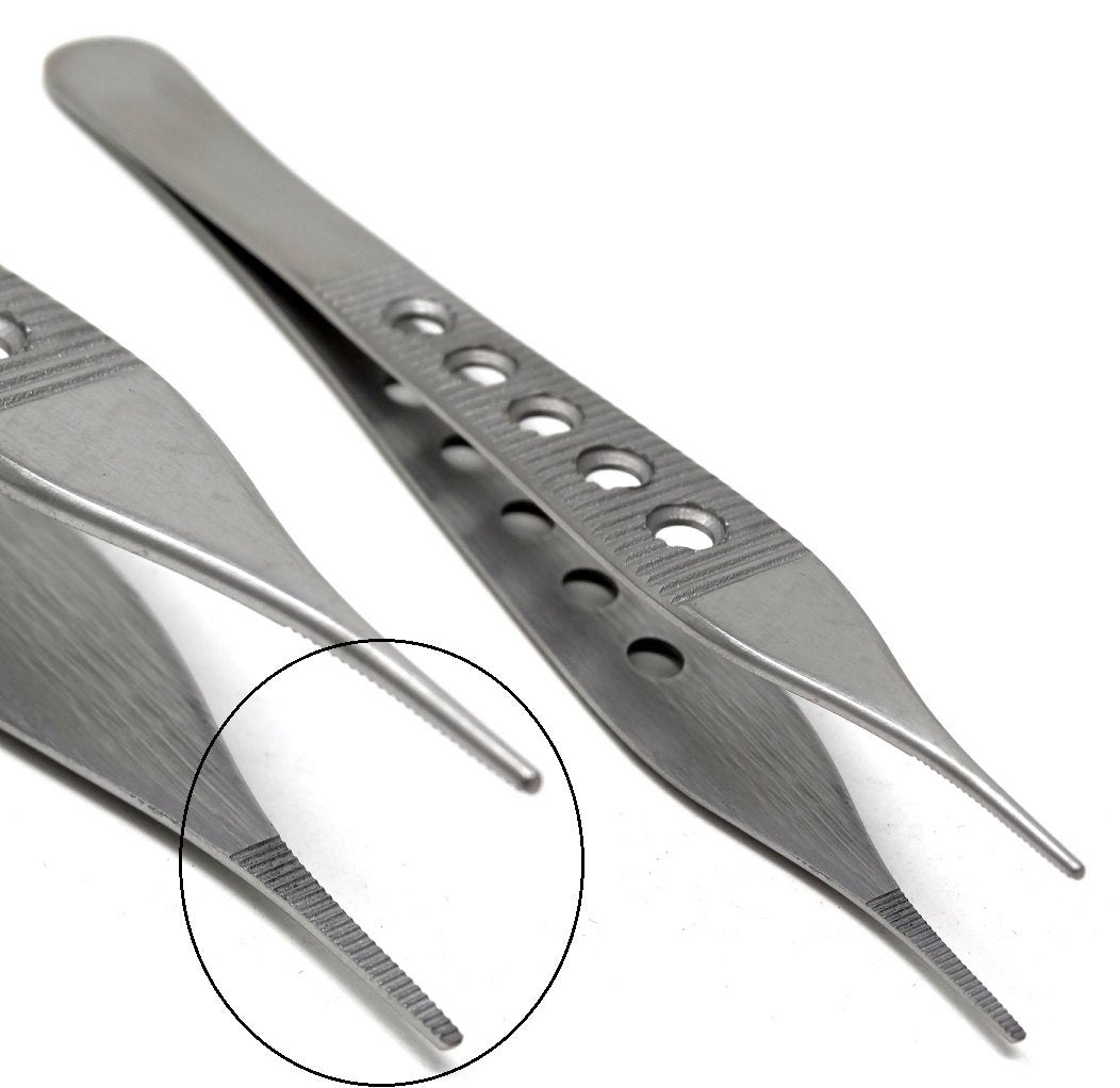 Premium Quality Adson Dressing Serrated Forceps 4.75