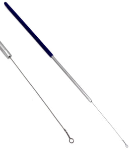 Inoculating Metal Wire Loop Bacterial Inoculating Loop 2 mm, Single Nichrome Wire, With Insulated ...