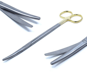 TC Premium Lab Dissecting Metzenbaum Scissors, 12", Curved, Premium Quality Stainless Steel