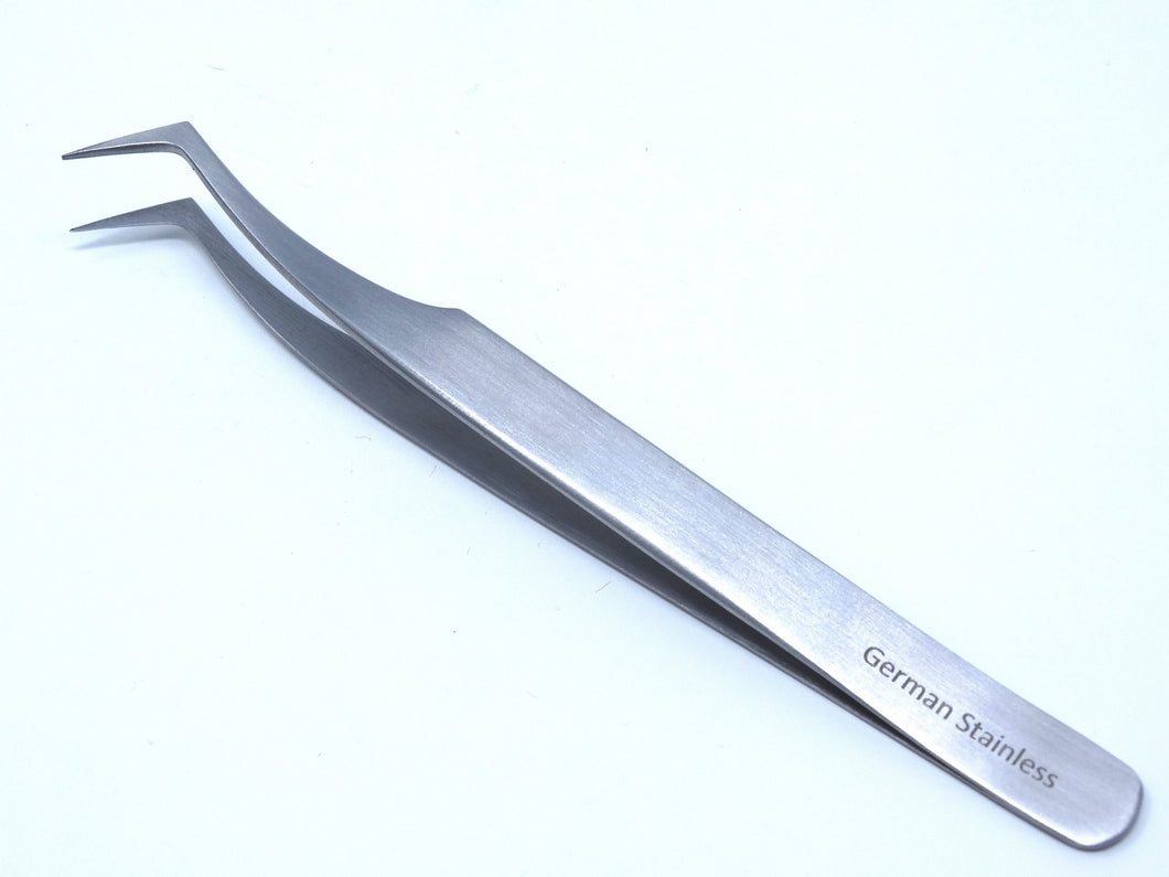 Stainless Steel Watch & Jewelery Repair Tweezers #6 Forceps, Fine Point, Premium Quality